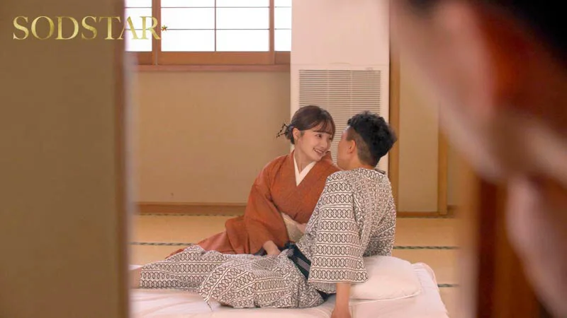 温泉旅行中の単独客や夫婦の男性を誘惑 館内で寝取りセックスをくり返す淫乱美人な若女将 渚恋生 サンプル画像7