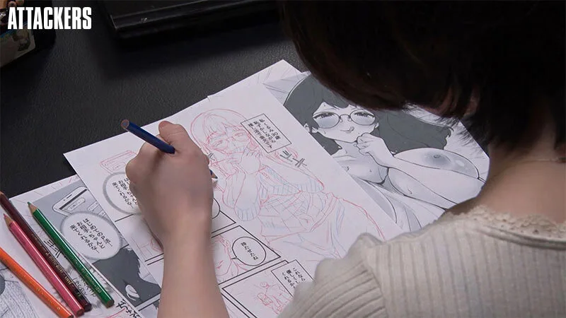 狙われた憂いの漫画家妻 角綾 サンプル画像1