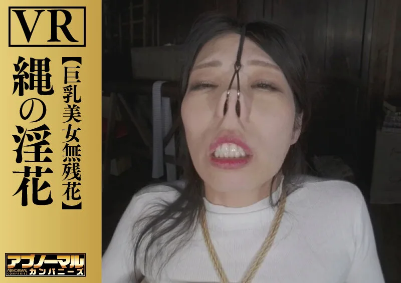 【VR】縄の淫花VR 巨乳美女無残花 小宮山亜依 サンプル画像2