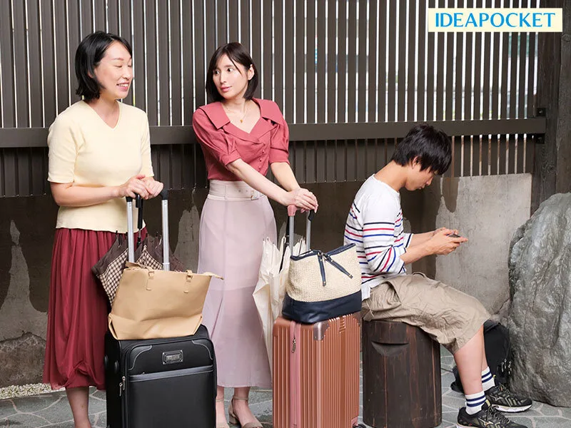 「おち〇ちん勃起させてごめんね。」 義理の息子が女湯でフル勃起!?戸惑った義母がこっそりヌイてあげるも自身も欲求不満なので性のおもちゃにシテあげた 仲村みう サンプル画像1