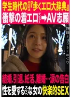 性録#005/めぐり/学生時代のあだ名は『歩くエロ大辞典』/衝撃の着エロデビュー→AV志願/結婚、引退、妊活、離婚…涙の告白/性を愛するスケベな女の快楽的SEX