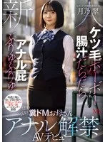 ケツ毛ボーボー 腸汁だらだら アナル屁ぶりゅぶりゅ 毎週土曜は母に子供を預けて1日3人とバチボコSEX三昧 コールセンター勤務 ぽわぽわ糞ドMお母さんアナル解禁AVデビュー 月乃翠