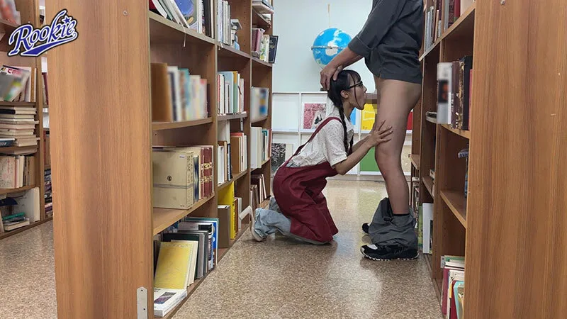 図書館で働く地味っこ眼鏡女子を館内痴●してレ●プ!イキ狂わせて完堕ち肉便器化 斉藤帆夏 サンプル画像9