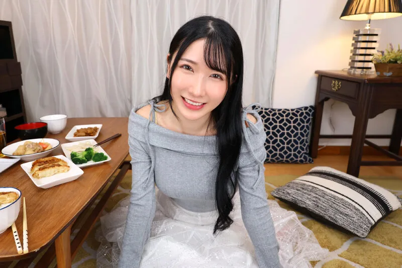 【VR】【8K】愛する妻と最後の淫欲子作り~泣き顔妻の愛と精液懇願、初恋のような興奮で響く子作り絶頂~【ひかるの手料理を一緒に食べるシーン10分追加収録特別版!】 サンプル画像2
