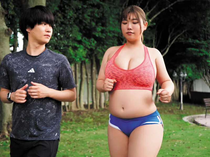 デカ乳デカ尻奥さんとのジョギングで揺れるエロボディに勃起不可避!家に連れ込まれ欲望のまま不倫SEX 華澄結愛 サンプル画像1